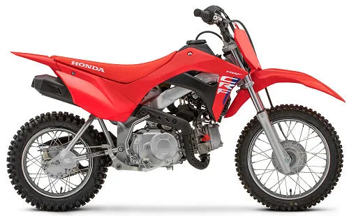 Profile photo of CRF 110 F 2025 in color red.