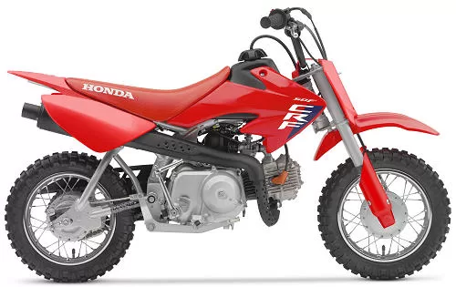 Profile photo of CRF 50 F 2025 in color red.