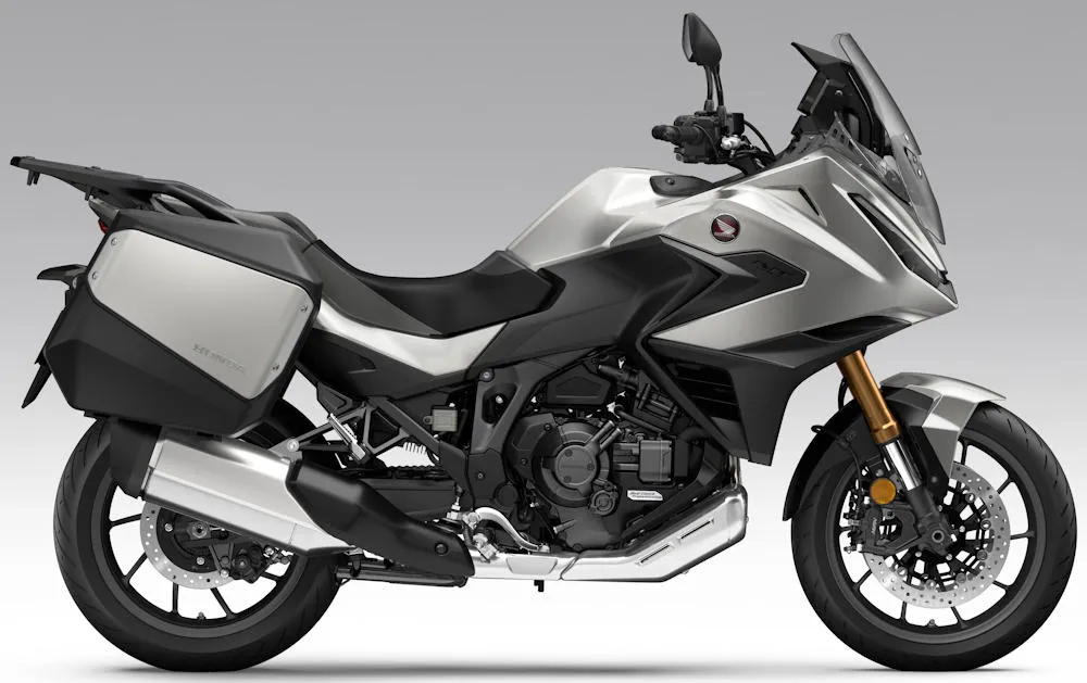 Foto de perfil del NT 1100 DCT Electronic Suspension 2027 en color gris.