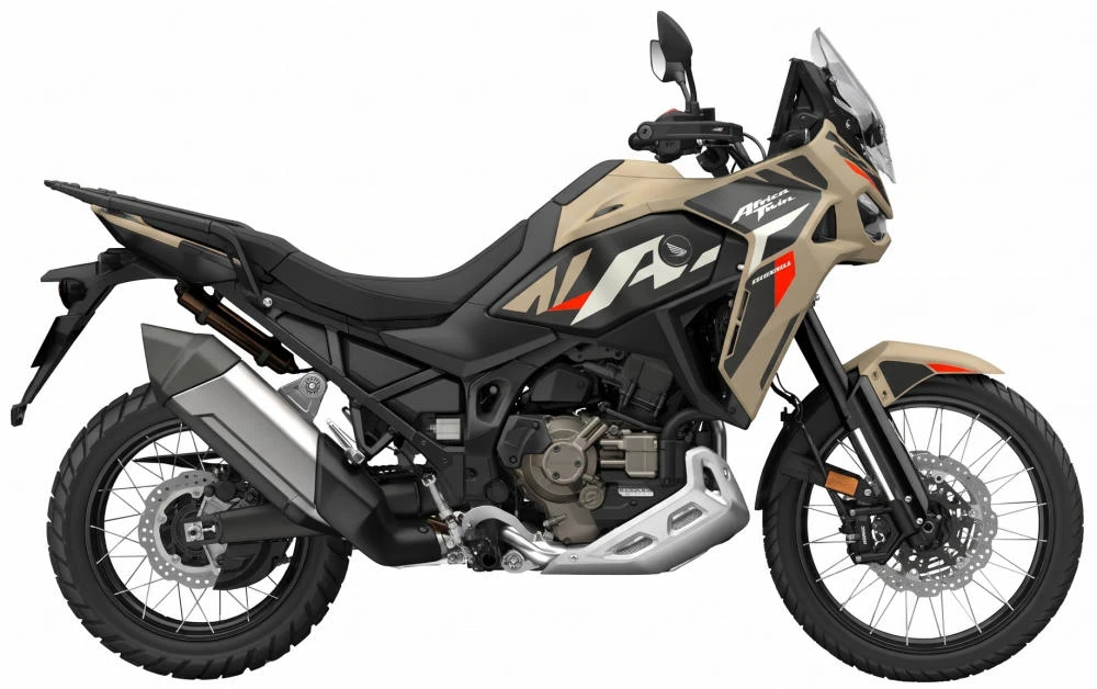 Profile photo of CRF 1150 L Africa Twin 2027 in color beige.