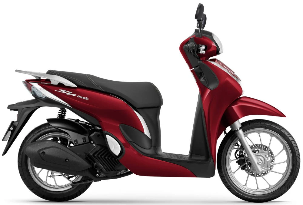 Profile photo of SH Mode 125 2027 in color red.