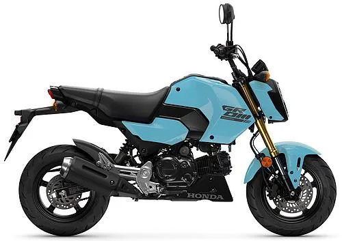 Photo de profil de la MSX 125 Grom 2026 en couleur bleu
