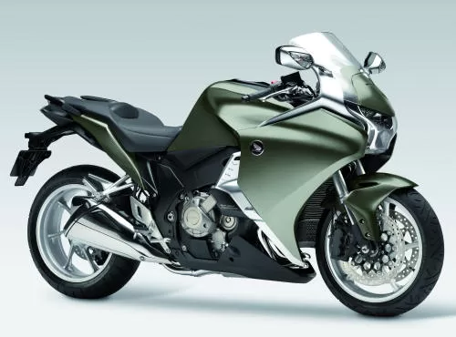 Foto de perfil del VFR 1200 F 2014 en color indefinido.