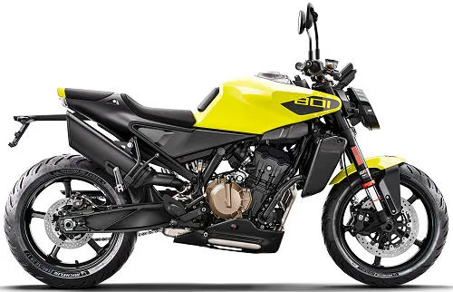 Foto de perfil del 801 Vitpilen 2025 en color amarillo.