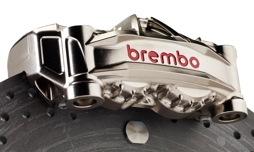 Un étrier de frein Brembo GP4-HY