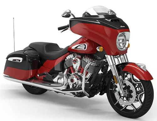 Foto de perfil del 1890 Chieftain Elite 2020 en color indefinido.