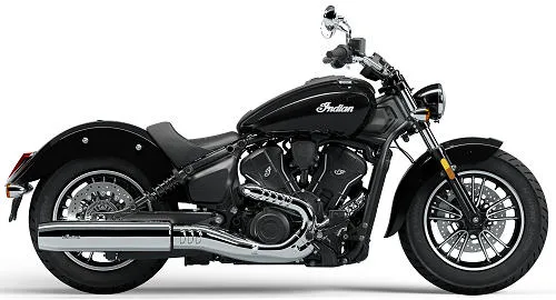 Foto de perfil del 999 Scout Sixty Classic 2025 en color negro.