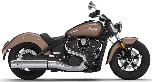 Foto de perfil del 999 Scout Sixty Classic 2026 en color marrón.