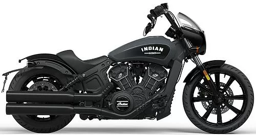 Foto de perfil del 1133 Scout Rogue 2023 en color gris.