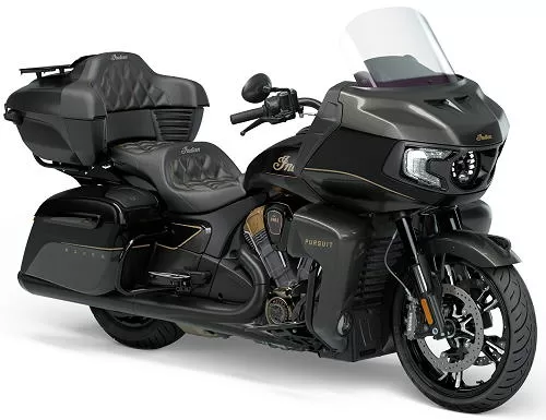 Foto de perfil del 1770 Pursuit Elite 2023 en color negro.