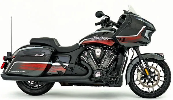 Foto de perfil del 1830 Challenger Signature Series 2026 en color rojo / negro.