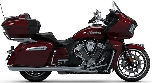 Foto de perfil del 1830 Pursuit Limited / Dark Horse 2025 en color burdeos.