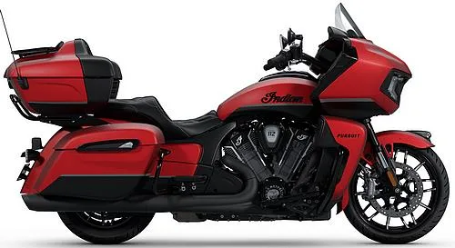 Foto de perfil del 1830 Pursuit Limited / Dark Horse 2025 en color rojo.