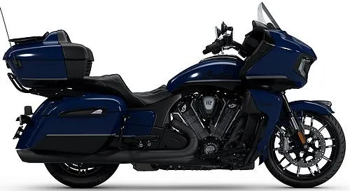Foto de perfil del 1830 Pursuit Limited / Dark Horse 2025 en color azul.
