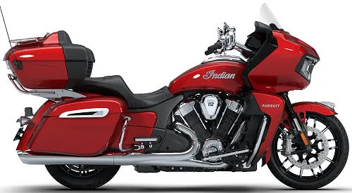 Foto de perfil del 1830 Pursuit Limited / Dark Horse 2026 en color rojo.