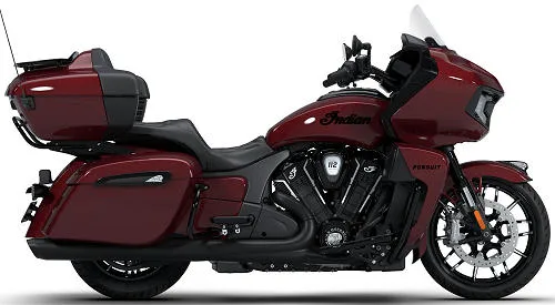 Foto de perfil del 1830 Pursuit Limited / Dark Horse 2026 en color burdeos.