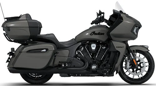 Foto de perfil del 1830 Pursuit Limited / Dark Horse 2026 en color gris / negro.
