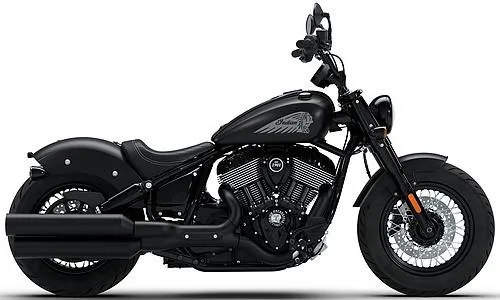 Foto de perfil del 1890 Chief Bobber Dark Horse 2026 en color negro.