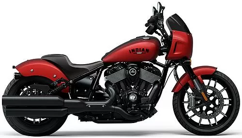 Foto de perfil del 1890 Sport Chief 2023 en color rojo.