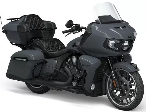 Foto de perfil del 1770 Pursuit Dark Horse 2023 en color gris.