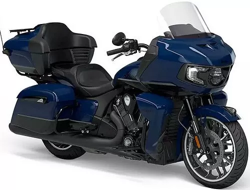 Foto de perfil del 1770 Pursuit Dark Horse 2024 en color azul.