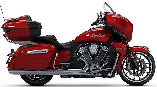 Foto de perfil del 1830 Roadmaster Limited / Dark Horse 2025 en color rojo.