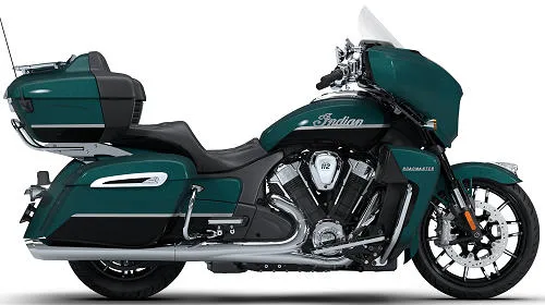 Foto de perfil del 1830 Roadmaster Limited / Dark Horse 2026 en color verde / negro.