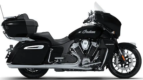 Foto de perfil del 1830 Roadmaster Limited / Dark Horse 2026 en color negro.