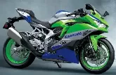 Moto Kawasaki Ninja ZX-4RR 400 40ème Anniversaire 2024