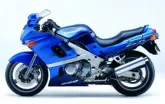 Motorcycle Kawasaki 600 ZZR 1995