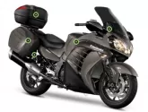 Moto Kawasaki 1400 GTR Grand Tourer 2014