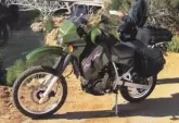 Motorcycle Kawasaki KLR 650 1993