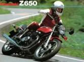 Moto Kawasaki Z650 1982