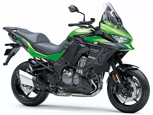 Foto de perfil del VERSYS 1000 2022 en color verde.