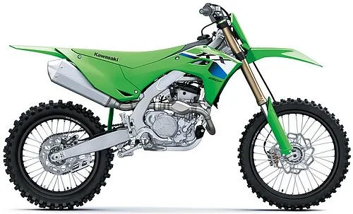 Photo de profil de la KX 250 F 2027 en couleur vert