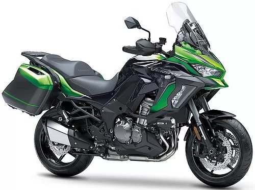 Foto de perfil del VERSYS 1000 SE Tourer + 2021 en color indefinido.