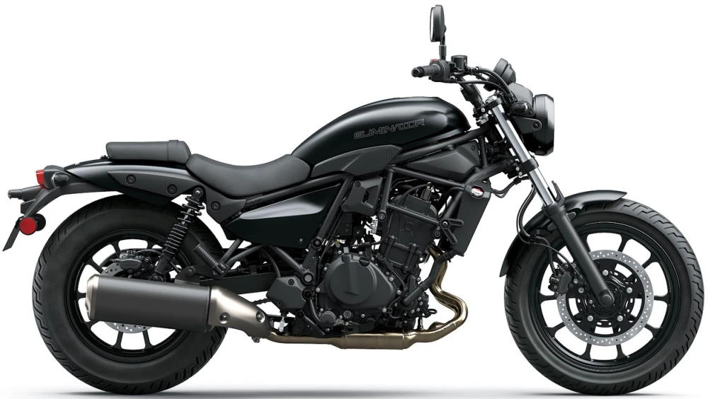 Photo de profil de la 500 Eliminator 2027 en couleur noir