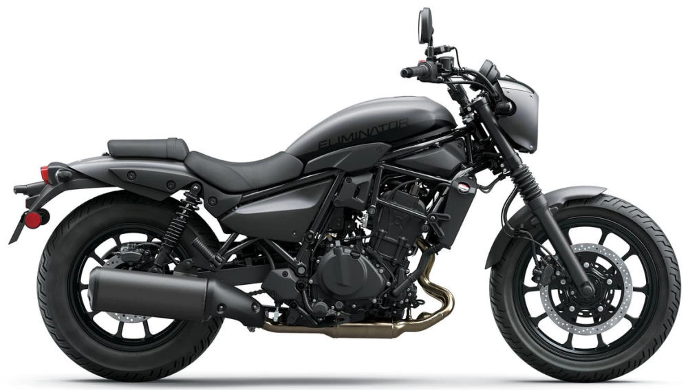 Foto de perfil del 500 Eliminator SE 2027 en color gris.