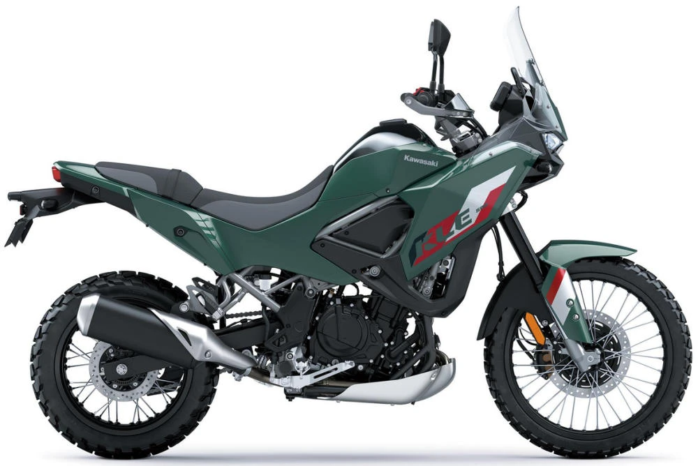 Profile photo of KLE 500 SE 2027 in color green.