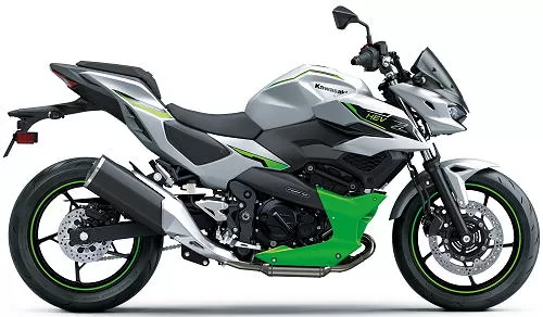 Foto de perfil del Z 7 Hybrid 2026 en color verde.