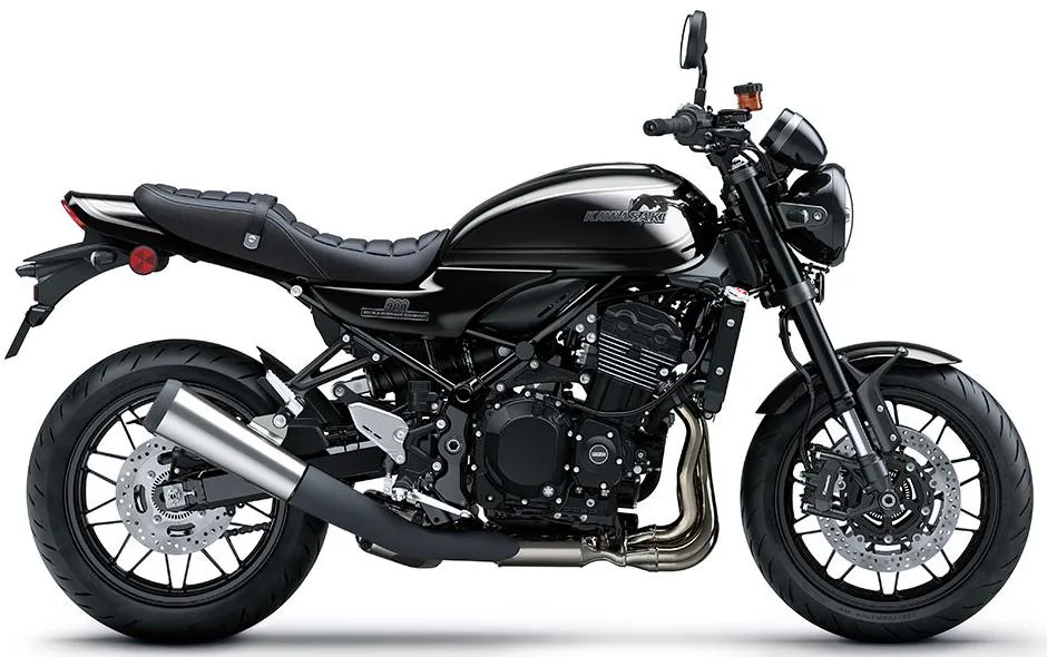 Foto de perfil del Z 900 RS 2027 en color negro.