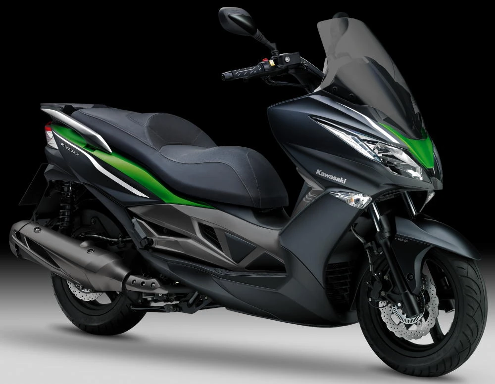 Foto de perfil del J300 2014 en color verde / negro.