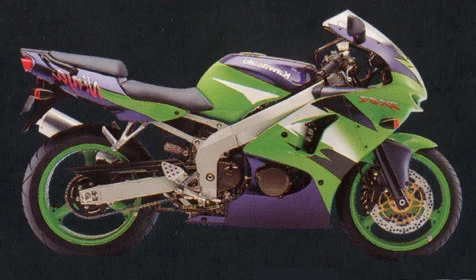 Photo de profil de la ZX-6R 600 1998 en couleur non défini