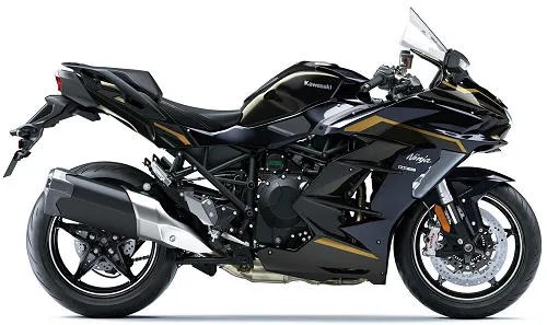 Foto de perfil del Ninja 1000 H2 SX  SE 2026 en color negro.