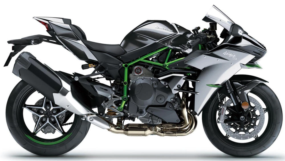 Photo de profil de la Ninja H2 2027 en couleur gris