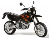 Motorcycle KTM 640 SUPERMOTO 2000