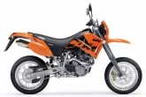 Motorcycle KTM 640 SUPERMOTO 2003