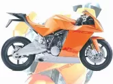 Moto KTM RC8 prototype 2005