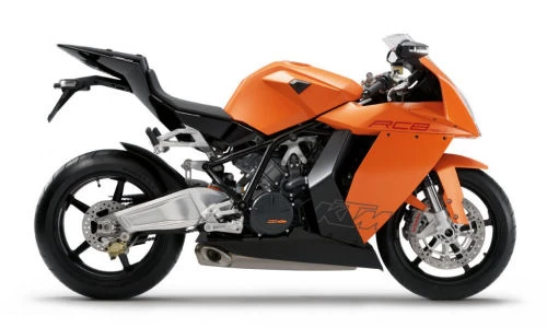 Foto de perfil del RC8 1190 2010 en color naranja.