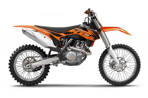 Foto de perfil del 450 SX-F 2013 en color indefinido.